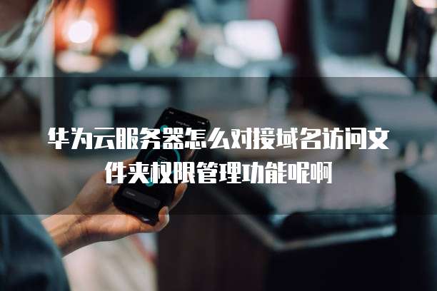 华为云服务器怎么对接域名访问文件夹权限管理功能呢啊