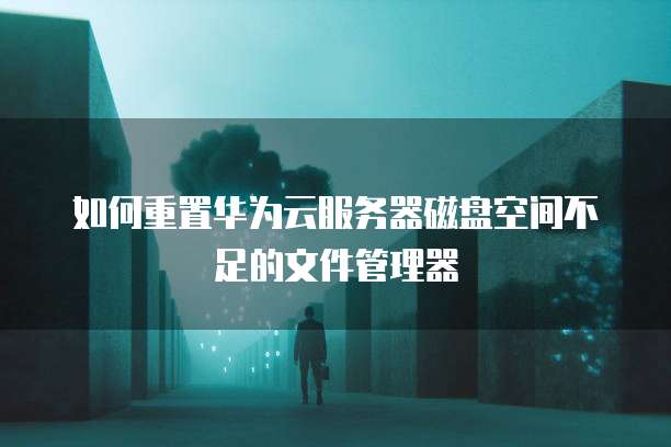 如何重置华为云服务器磁盘空间不足的文件管理器