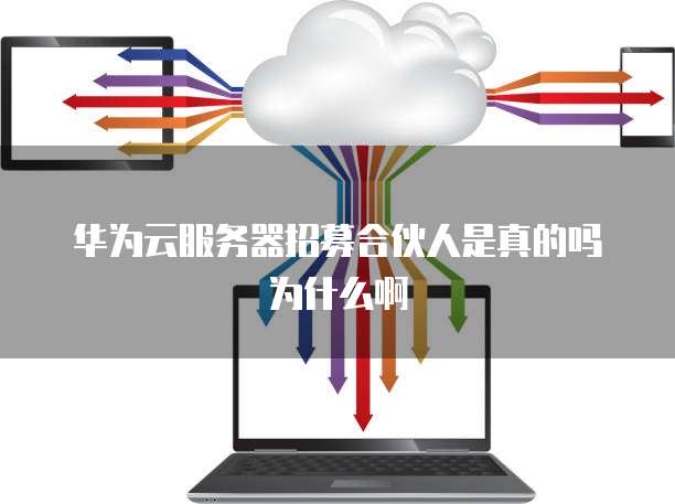 华为云服务器招募合伙人是真的吗为什么啊