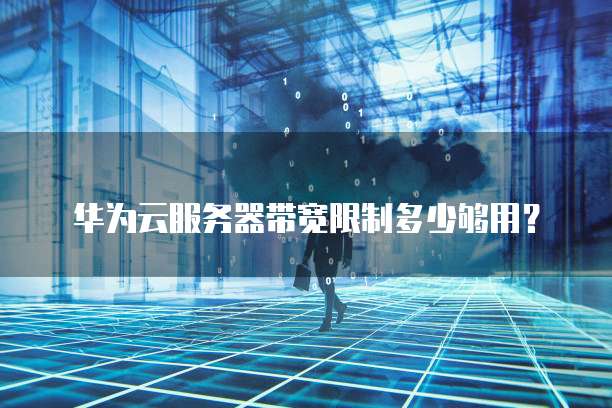 华为云服务器带宽限制多少够用?