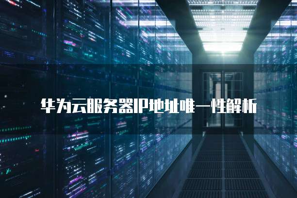 华为云服务器IP地址唯一性解析