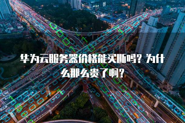 华为云服务器价格能买断吗?为什么那么贵了啊?