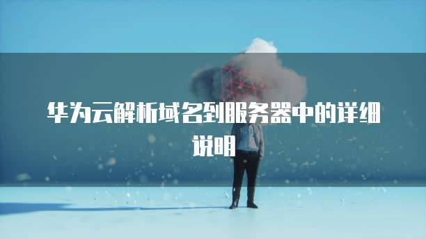 华为云解析域名到服务器中的详细说明