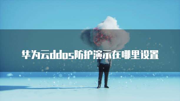华为云ddos防护演示在哪里设置