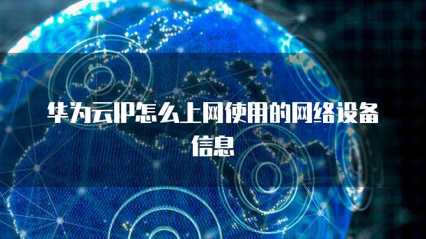 华为云IP怎么上网使用的网络设备信息