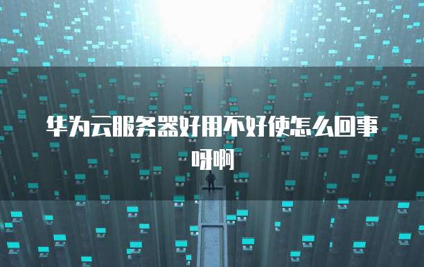 华为云服务器好用不好使怎么回事呀啊