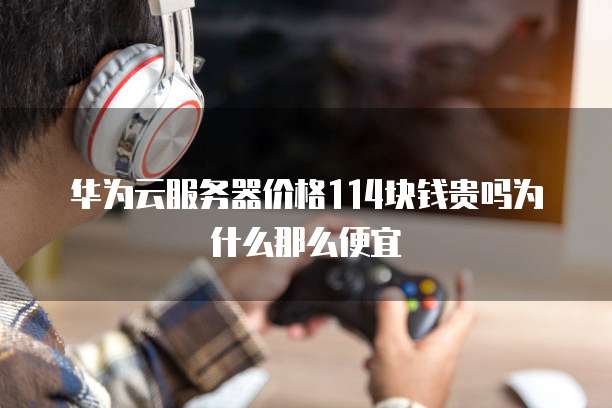 华为云服务器价格114块钱贵吗为什么那么便宜
