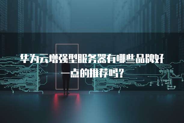 华为云增强型服务器有哪些品牌好一点的推荐吗?
