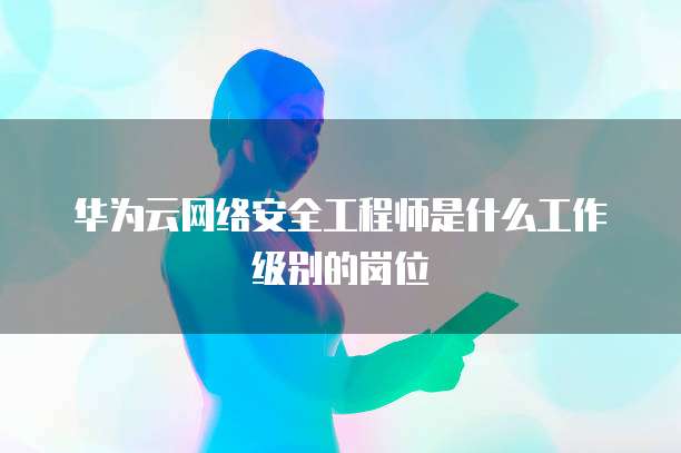 华为云网络安全工程师是什么工作级别的岗位