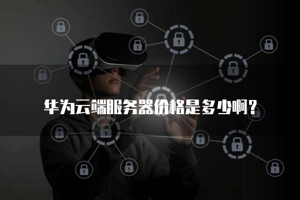 华为云端服务器价格是多少啊?