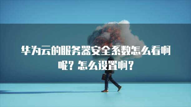 华为云的服务器安全系数怎么看啊呢?怎么设置啊?