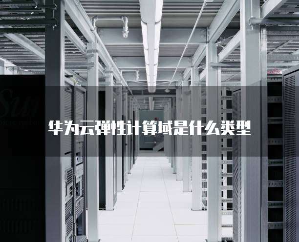 华为云弹性计算域是什么类型