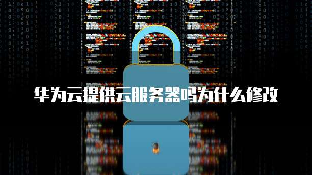 华为云提供云服务器吗为什么修改
