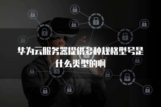 华为云服务器提供多种规格型号是什么类型的啊