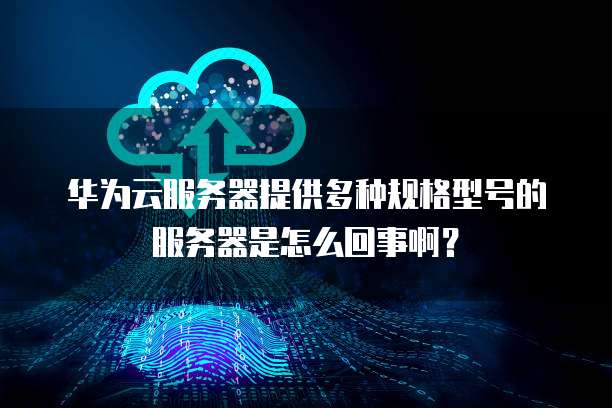 华为云服务器提供多种规格型号的服务器是怎么回事啊?