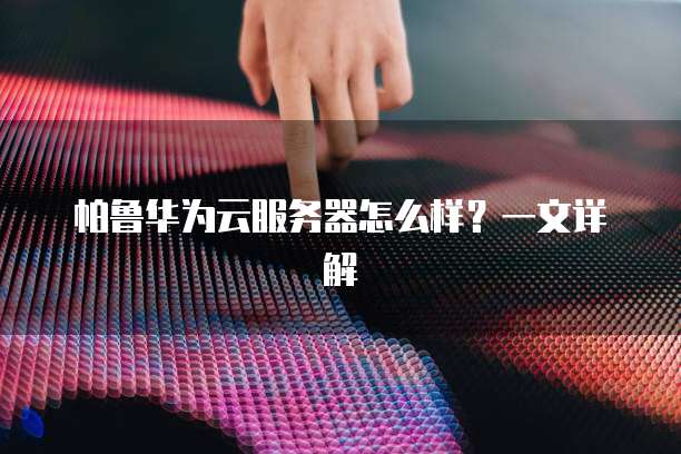 帕鲁华为云服务器怎么样?一文详解