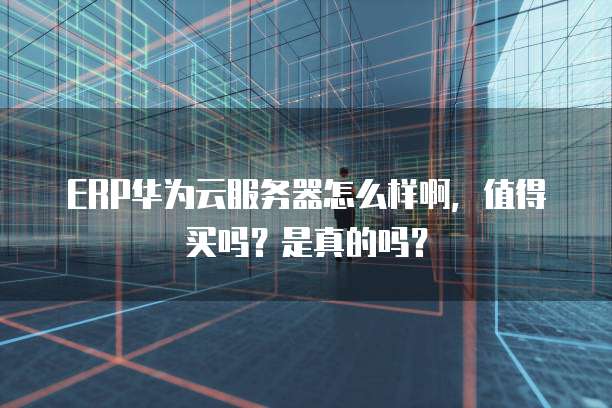 ERP华为云服务器怎么样啊，值得买吗？是真的吗？