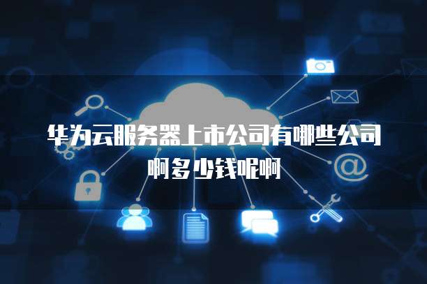 华为云服务器上市公司有哪些公司啊多少钱呢啊