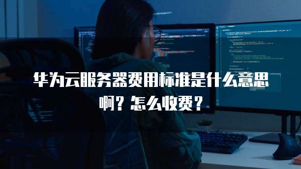华为云服务器费用标准是什么意思啊?怎么收费?