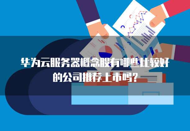 华为云服务器概念股有哪些比较好的公司推荐上市吗？