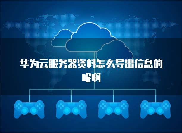 华为云服务器资料怎么导出信息的呢啊
