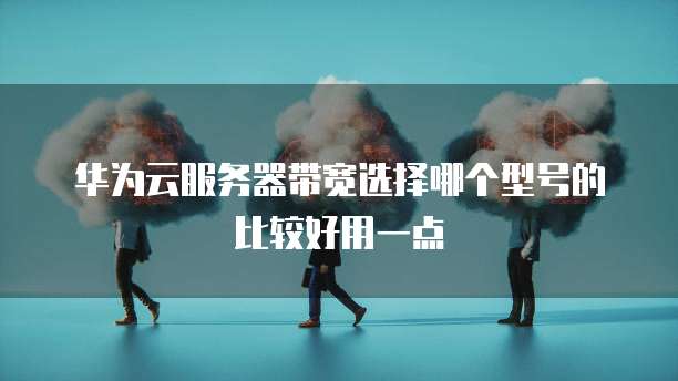 华为云服务器带宽选择哪个型号的比较好用一点