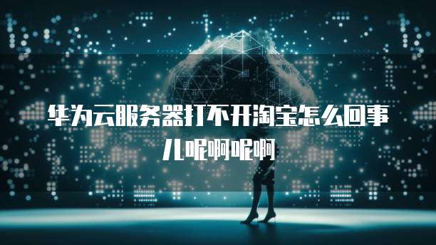 华为云服务器打不开淘宝怎么回事儿呢啊呢啊