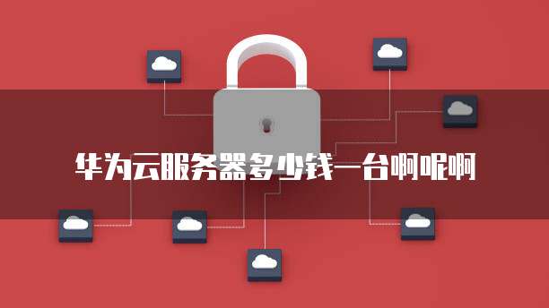 华为云服务器多少钱一台啊呢啊