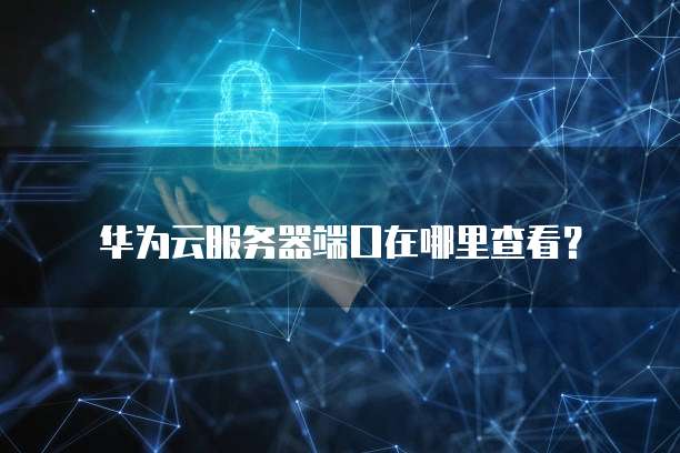 华为云服务器端口在哪里查看?
