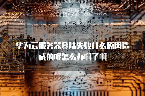华为云服务器登陆失败什么原因造成的呢怎么办啊了啊