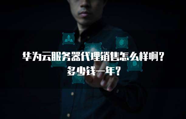 华为云服务器代理销售怎么样啊?多少钱一年?