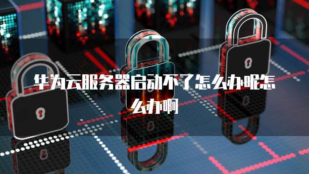 华为云服务器启动不了怎么办呢怎么办啊
