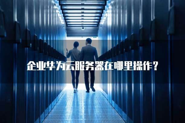 企业华为云服务器在哪里操作?