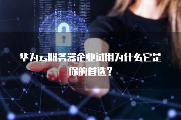 华为云服务器企业试用为什么它是你的首选?