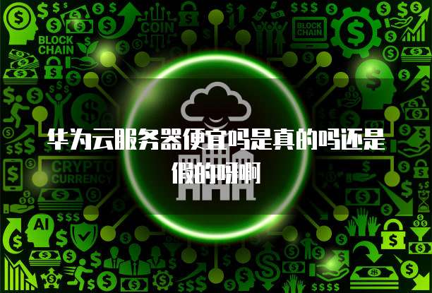 华为云服务器便宜吗是真的吗还是假的呀啊