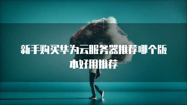 新手购买华为云服务器推荐哪个版本好用推荐
