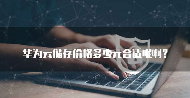 华为云储存价格多少元合适呢啊?