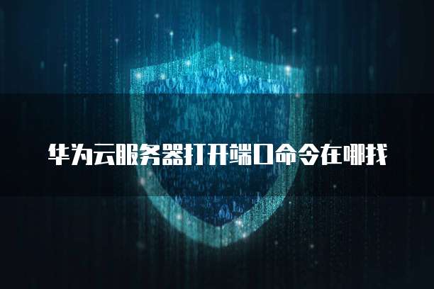 华为云服务器:强大的功能设置