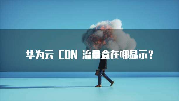 华为云 CDN 流量盒在哪显示?