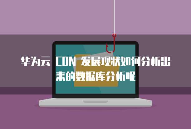 华为云 CDN 发展现状如何分析出来的数据库分析呢