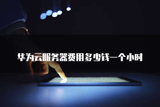 华为云服务器费用多少钱一个小时