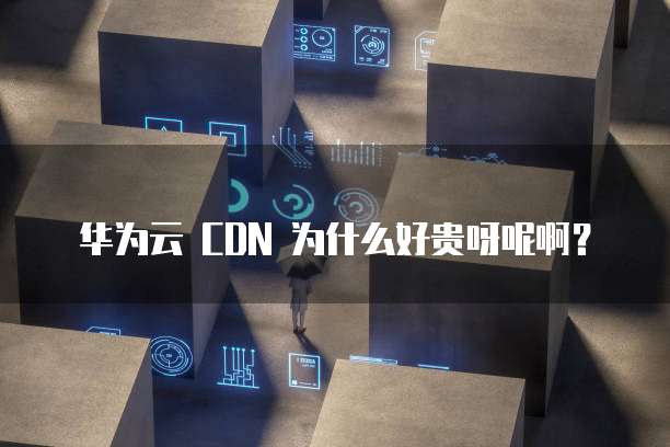 华为云 CDN 为什么好贵呀呢啊?