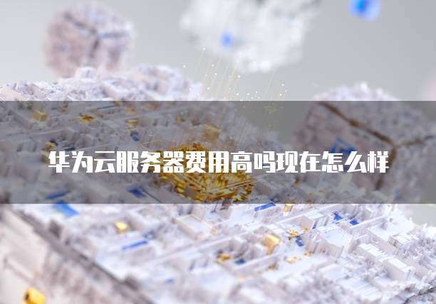 华为云服务器费用高吗现在怎么样