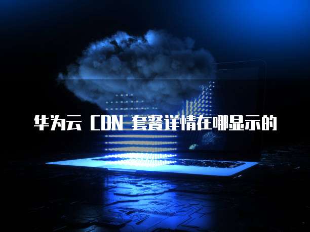 华为云 CDN 套餐详情在哪显示的
