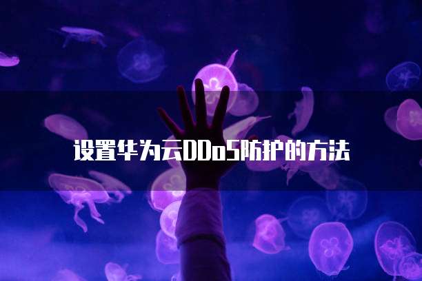 设置华为云DDoS防护的方法