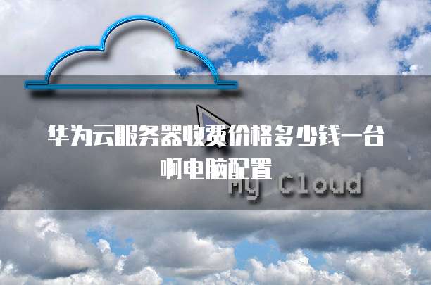 华为云服务器收费价格多少钱一台啊电脑配置