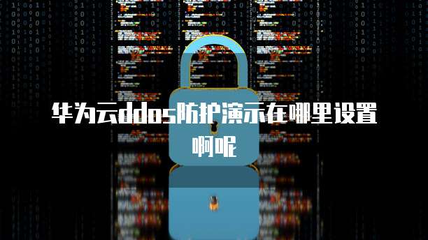 华为云ddos防护演示在哪里设置啊呢