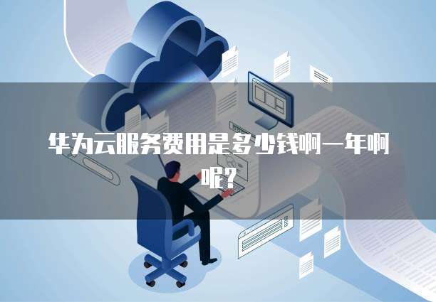 华为云服务费用是多少钱啊一年啊呢?