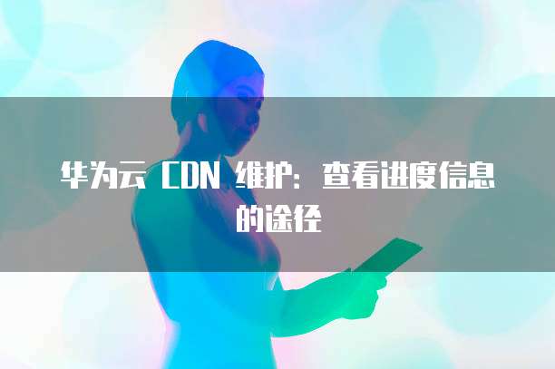 华为云 CDN 维护:查看进度信息的途径