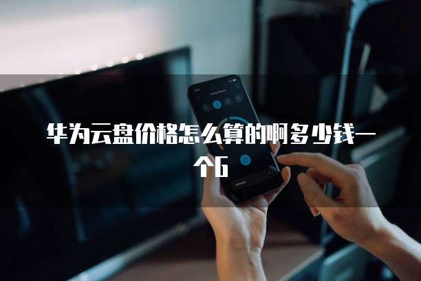 华为云盘价格怎么算的啊多少钱一个G